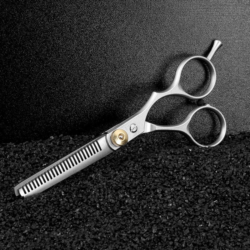 Fcysy Hair Scissors Hair Cutting Shears Set, Haircut Thinning Shears Kit, Salon Barber Haircutting Scissors Hairdresser Blending Shears Hair Trimming Tools for Men Women Dog - Image 4